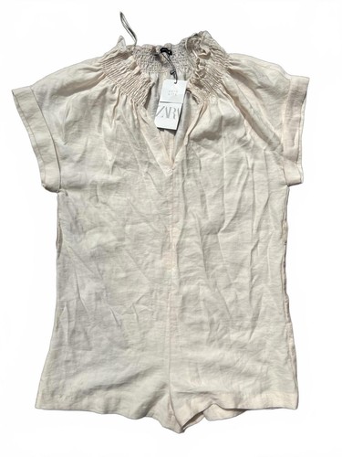 New zara play suit beige - 3.,