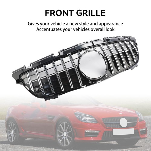 Chrome front radiator grill - front,
