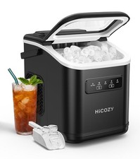 HiCOZY Ice Maker, Countertop Ice Machine with Handle Ice 