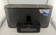 Sony ICF C1iP Mk2   Radio Alarm Clock Apple Docking Station. No Remote.