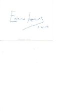 Edward Heath Prime Minister PM authentic signed autograph signature COA UACC