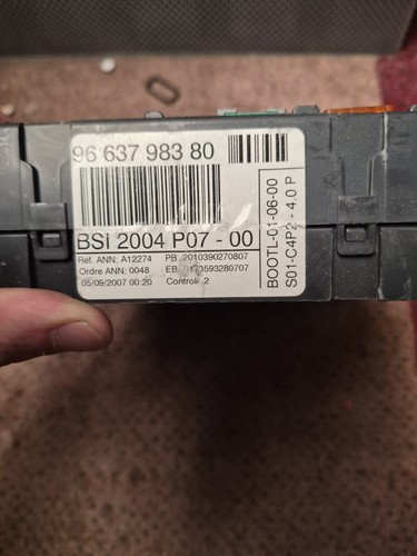 Peugeot citroen bsi module - peugeot,