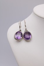 Silver 925 Amethyst earrings