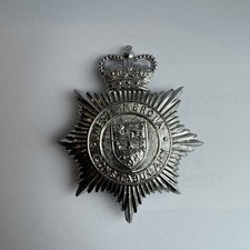 Obsolete British Police West Mercia Constabulary Helmet Badge
