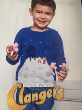 Knitting Pattern Clangers Jumper And Toys DK Yarn Finger Puppets 1-9 Years Child