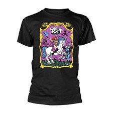 Castle Rat Unicorn Rider Black T-Shirt NEW OFFICIAL