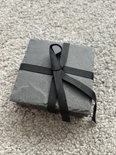 Grey Slate Square Coasters Coffee Table Mug Place Mats Drink Coaster X6