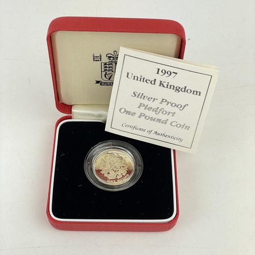 1997 silver proof piedfort - silver,