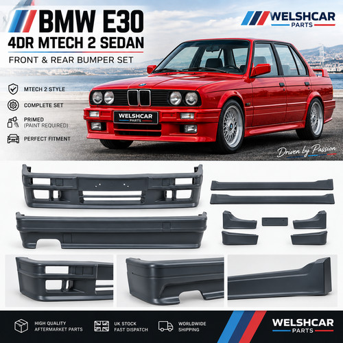 Bmw e30 sedan tech style - sedan, m-tech