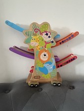 Little tikes Wooden Race Track Car Ramp Set With 2 Cars