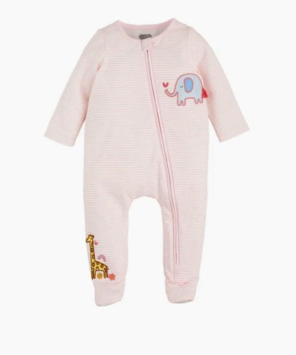 Pink striped jungle - jungle, appliqué