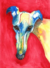 Greyhound Whippet Lurcher art