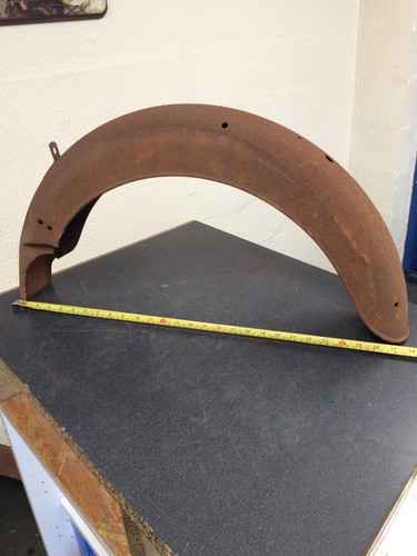 Vintage motorcycle mudguard - vintage,
