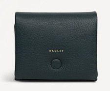 RADLEY TEAL LEATHER FLAP OVER