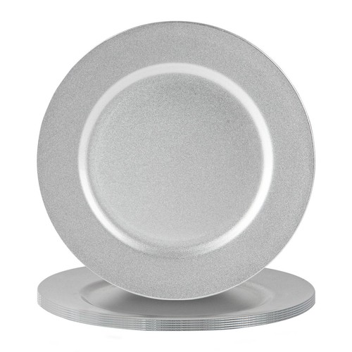 Metallic charger plates - metallic,