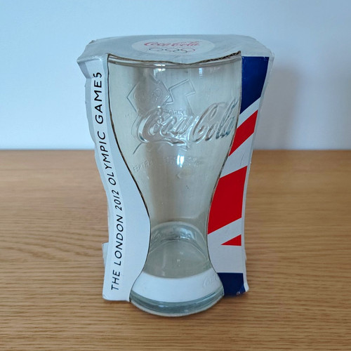 Coca cola glass with - glass,