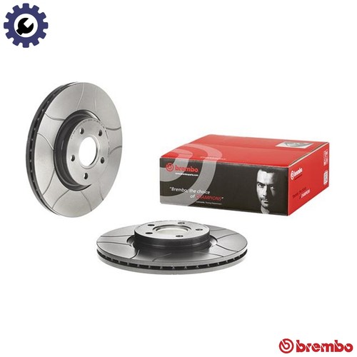 Brake disc 9468 75 - 2x, for