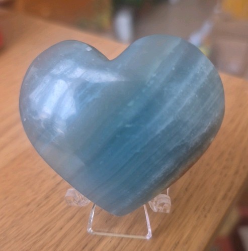 75g blue onyx heart carving - 75g,