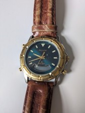Vintage Accurist Quartz Diver Style Watch Gold Bezel WR 50M (Non Runner)