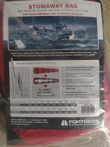 Fortress anchor bag for - anchor,