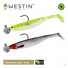 Westin ShadTeez Slim R 'N R Lures - Pike Perch Zander Chub Predator Fishing Shad