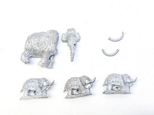 Metal Miniatures Woolly Mammoth figures Fantasy Warhammer wargaming