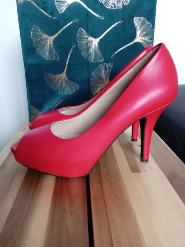 Rockport red leather court - rockport,