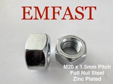 M20 x 1.5mm full nut steel