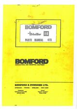 Bomford Cultivator Turbotiller 116 Parts Manual