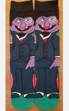 Novelty Character Count Von Count Socks The Muppets Colourful Fancy Dress Gift