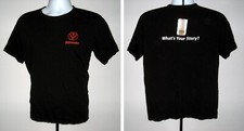 Jagermeister What's Your Story T Shirt Mens Large Shot Glass