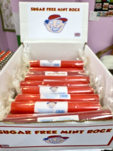 Rock mint flavour sticks - rock,