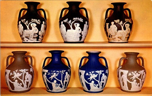 Wedgwood jasperware postcard - wedgwood,