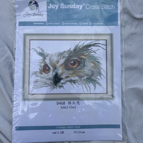 Joy sunday cross - cross, owl