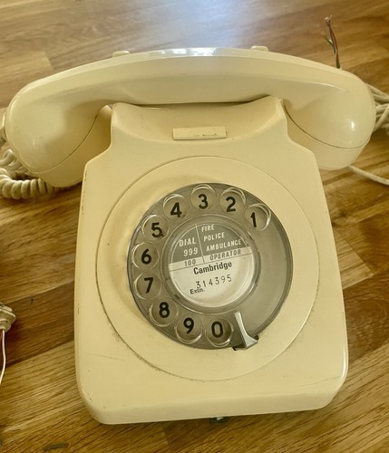 Gpo 746 rotary dial telephone - rotary,