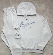 Nike 3D Swoosh Cargo Tracksuit Grey, Mens Size Large/Small GreatCond RRP£130