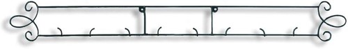 Black place horizontal plate - black,