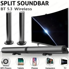 Bluetooth Sound Bar 5W*4 Speaker Wireless Subwoofer Home Theater TV Surround