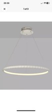 John Lewis Faceted LED Intergrated Hoop Ceiling Light, Brand New
