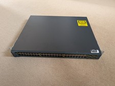 Cisco Catalyst 3560-48PS-S POE Switch with bracket