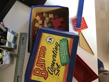 Bayko Vintage Building Construction Converting Set In Original Box
