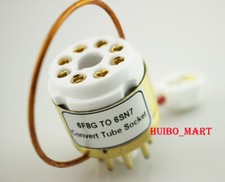1pc 6F8G (top) TO 6SN7 6SL7 Valve Tube Socket converter adapter