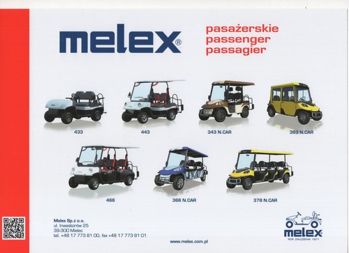 Melex passenger range made - melex,