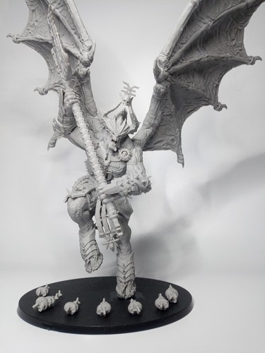 Bloodthirster resin model - bloodthirster,