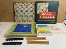 Vintage Travel Scrabble Board