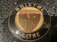 Early Bristol Car Badge Enamelled Copper J Fray Birmingham