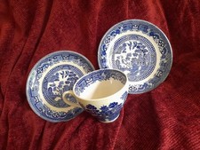 Old Willow Vintage Swinnertons 2 Saucers 1 Cup See Photos