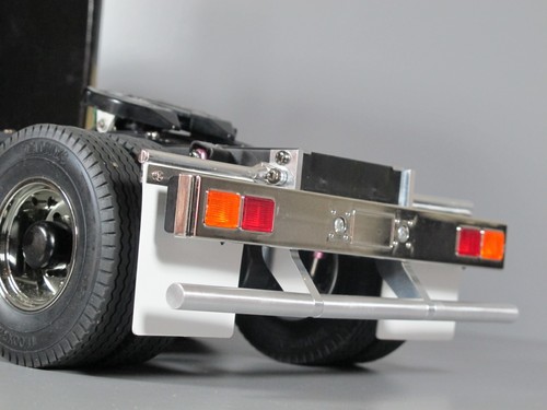 Aluminum rear bumper bar guard - rear,