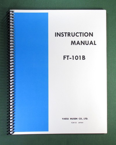 Yaesu 101b instruction - yaesu, ft-101b