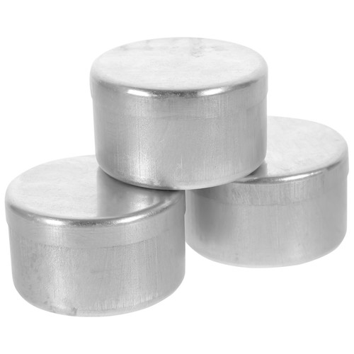 Pcs metal storage jars - 3,